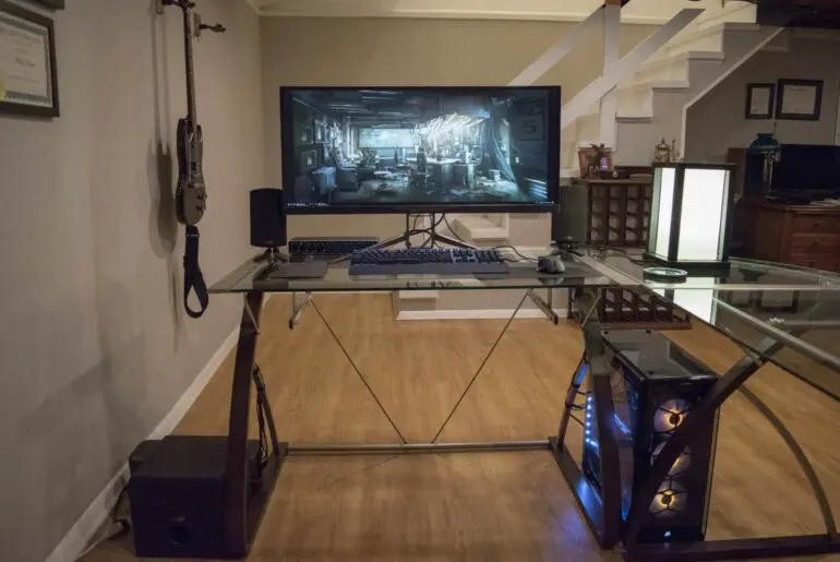 How to Hide Computer Wires on Glass Desk